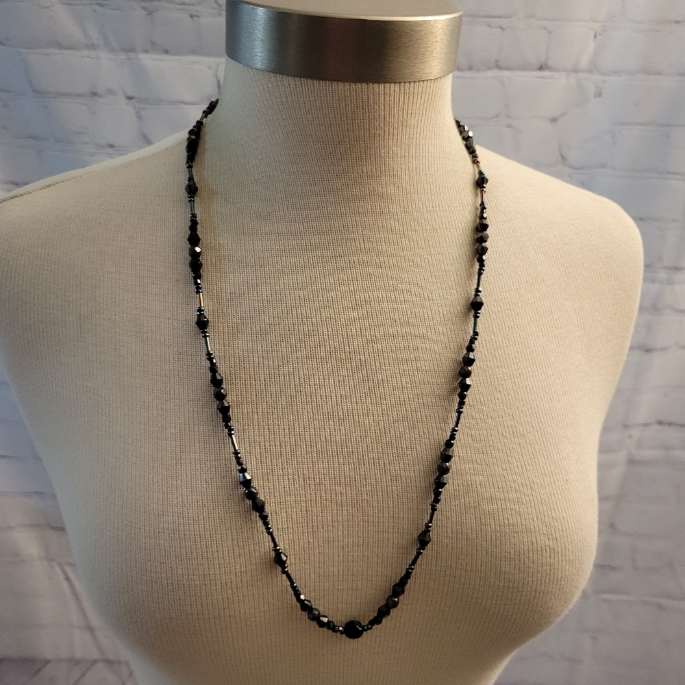 Hand Crafted Beaded Necklace 28" Long
